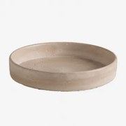 Decoratieve Schaal In Cement Geldart Ø28 Cm - Sklum
