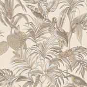 DUTCH WALLCOVERINGS Behang Bird-of-Paradise crème