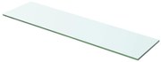 vidaXL Wandschap transparant 60x12 cm glas