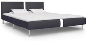 vidaXL Bedframe kunstleer zwart 120x200 cm