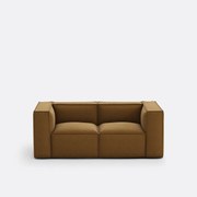 Moduleerbare bank, 2-zit, getextureerde stof, Seven