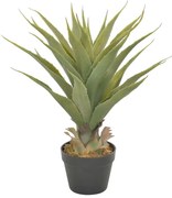 vidaXL Kunstplant met pot yucca 60 cm groen