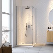 Sealskin Hooked draaideur 100x100cm met zijwand 6mm veiligheidsglas chroom CCX181006265100