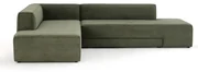 Omvormbare hoekbank in polyester, Ginosa