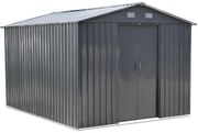 Metalen gereedschapsschuur Helsinki 2,4 x 3 m Store Boss antraciet