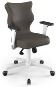 Entelo Kantoorstoel Perto White Vero 03 ergonomisch grijs