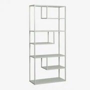 Boekenkast 85x190 Cm In Thura-staal Groen – Khaki - Sklum