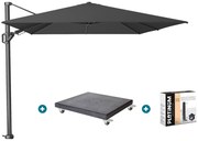 Platinum Challenger Premium T2 3.5x2.6 m - Faded Black met Marbella voet en hoes