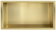 Mueller Gold inbouwnis 60x30x7cm geborsteld messing