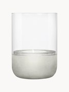 Waxinelichten Calma van beton, 2-delig