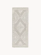 Handgeweven chenille loper Neapel