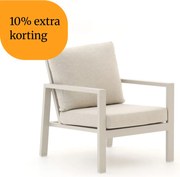 + 10% kassakorting | Lounge tuinstoel | Manifesto Alzano | Textileen | Taupe | Kees Smit Tuinmeubelen