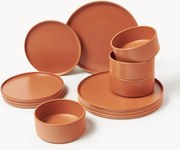 Handgemaakte serviesset Lowri, 4 personen, 12-delig