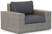 Tuinstoel Wicker Grijs-antraciet Garden Collections Oxford