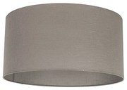 Stoffen lampenkap taupe 50/50/25 Modern rond