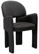 Dan-Form Aole Eetkamerstoel Boucle Raven Zwart