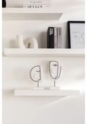 Set Van 3 Wandplanken Jario Wit Hout - Sklum