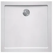 Haceka Belice Douchebak - 90x90x4cm - composiet - vierkant - glans wit 1159034