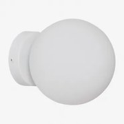 Uvol Traditional Wandlamp Van Roestvrij Staal Met Kristallen Bol Wit - Sklum