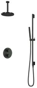 Hotbath Cobber IBS20ACR inbouwdouche met 15cm plafondbuis en glijstang chroom