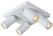 Lucide Taylor plafondlamp 4 spots 5W wit