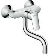 Hansgrohe Logis wand keukenkraan chroom 71836000
