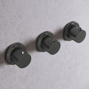 Saniclear Plus Stripes thermostaatkraan afbouwdeel verouderd ijzer - gunmetal