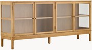 Houten vitrinekast Zamora
