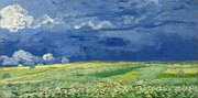 Kunstreproductie Wheatfield under thunderclouds (1890), Vincent van Gogh