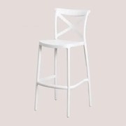 Otax Stapelbare Hoge Tuinkruk Wit & ↑75 Cm - Sklum
