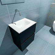 Mondiaz Ada 40cm toiletmeubel urban met wastafel talc midden zonder kraangat