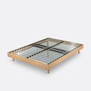 Bedbodemset met 18 brede latten, rugversteviging + poten