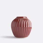 Generfde keramische vaas H15 cm Estria