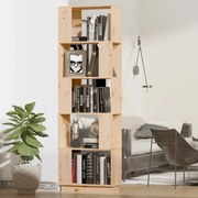 vidaXL Boekenkast/kamerscherm 51x25x163,5 cm massief grenenhout