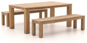 + 15% kassakorting | Picknickset ROUGH  | 6 personen | Tuinset teakhout | 3-delig | Kees Smit Tuinmeubelen