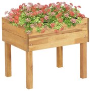 vidaXL Plantenbak verhoogd 50x40x45 cm massief acaciahout