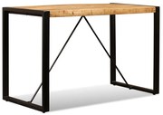 vidaXL Eettafel 120 cm massief ruw mangohout