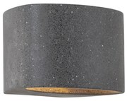 Wandlamp up en down Clay Black