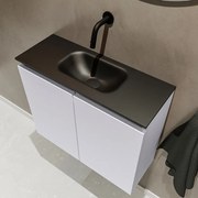 Mondiaz Ture 60cm toiletmeubel cale met wastafel urban midden geen kraangat