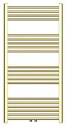 Belrad Handdoekradiator - middenaansluiting - 1200X600mm - 414Watt - Goud BWGO1200600