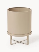 Bloempot Bau met gegroefd oppervlak