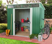 Vitavia Tuinberging Lübeck 86 - dennegroen/weiß - Tuinberging metaal L181 x B224 x H203cm