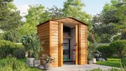 Vitavia Tuinberging Frankfurt II 65 - houtdecor - Tuinberging metaal - L181 x 137 x 203 cm