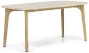 Dining Tuintafel rechthoekig 170 x 90 cm Naturel teak Almeria