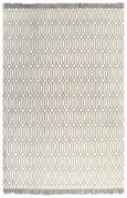 vidaXL Kelim vloerkleed met patroon 120x180 cm katoen taupe