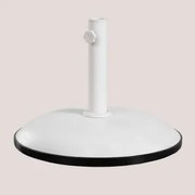 Ronde Parasolvoet Ø50 Cm In Zante Beton Gardenia Wit - Sklum