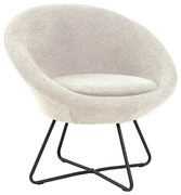 Ronde Fauteuil Beige