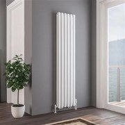 Eastbrook Tunstall dubbele radiator 40x180cm 1429W wit mat