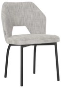 Must Living Bloom Moderne Eetkamerstoel Lichtgrijs