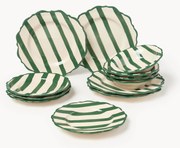 Handbeschilderde serviesset Donald, 4 personen, 12-delig